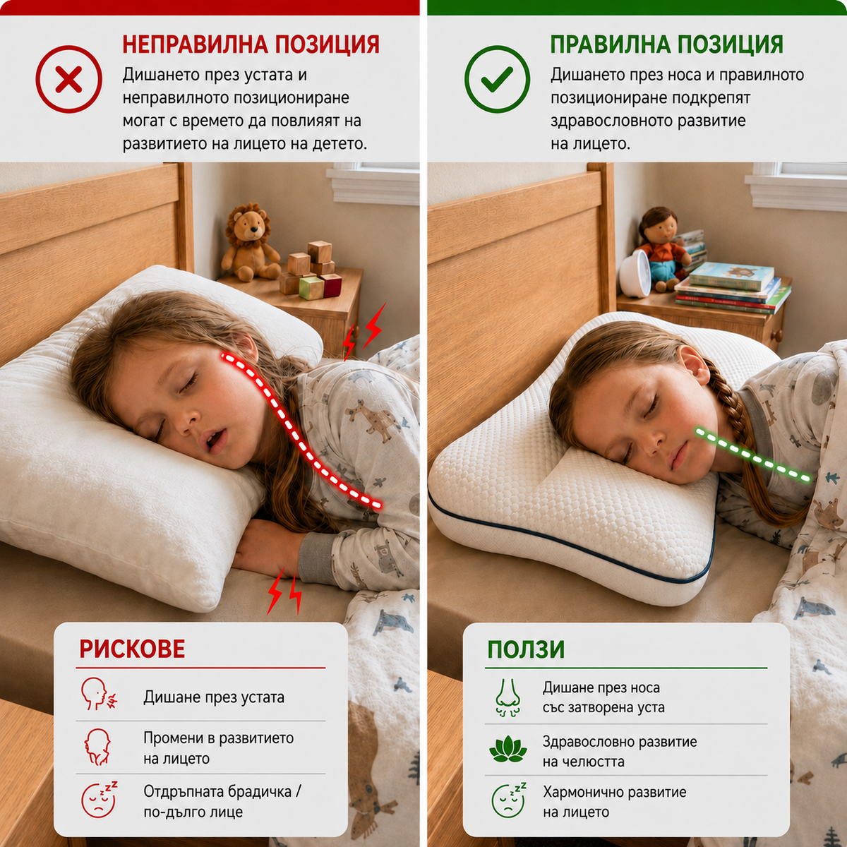 Sennly – Ергономична възглавница за деца