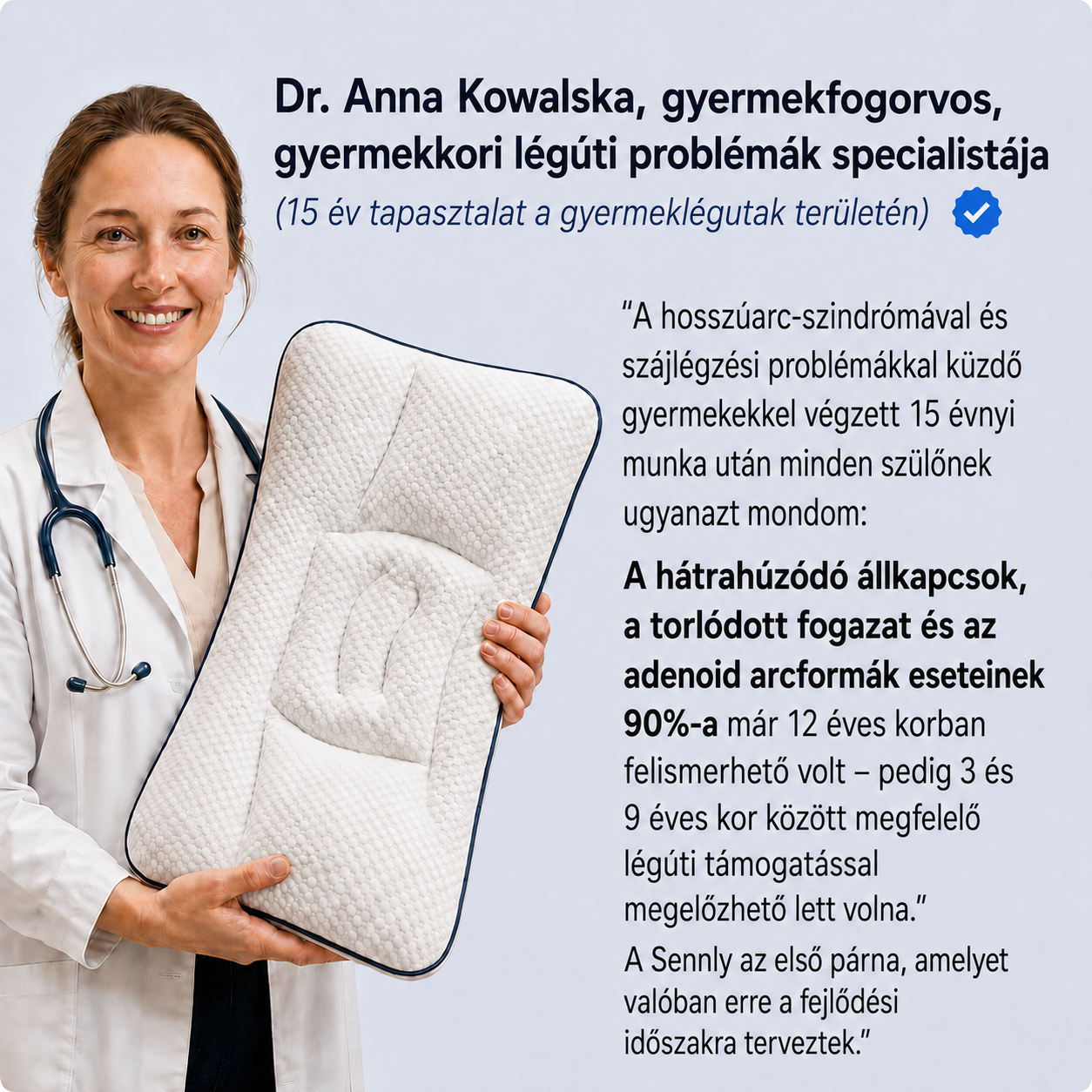 Sennly – Ergonomikus gyerekpárna