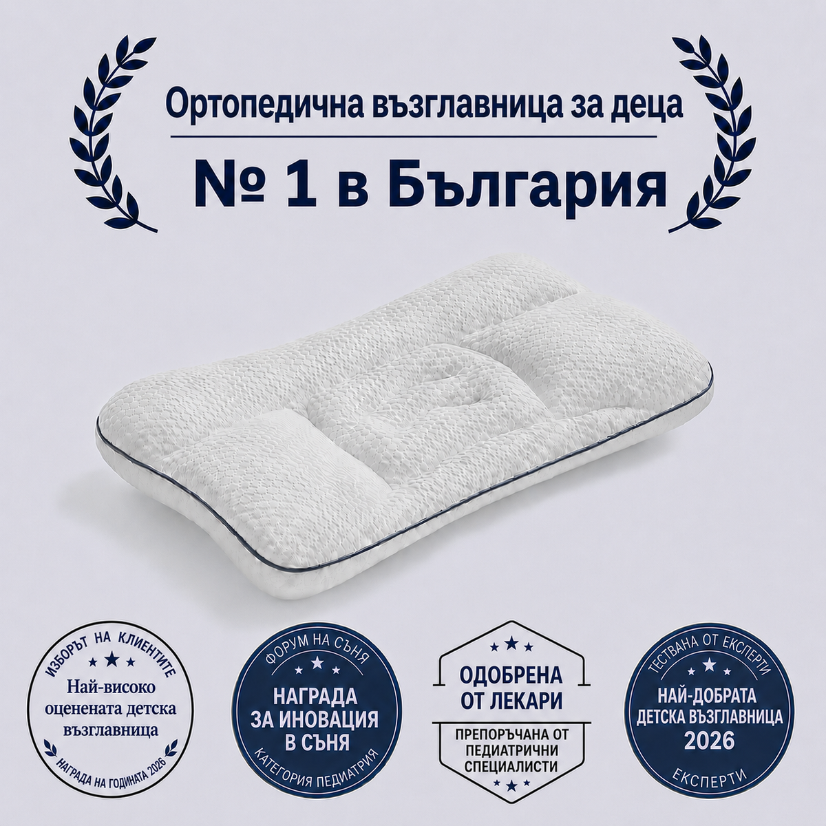 Sennly – Ергономична възглавница за деца